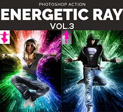 PS动作－高能射线：Energetic Ray 3 - Photoshop Action